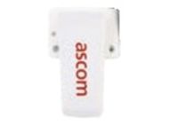 Afbeelding Standard clip D63 Ascom logo, White