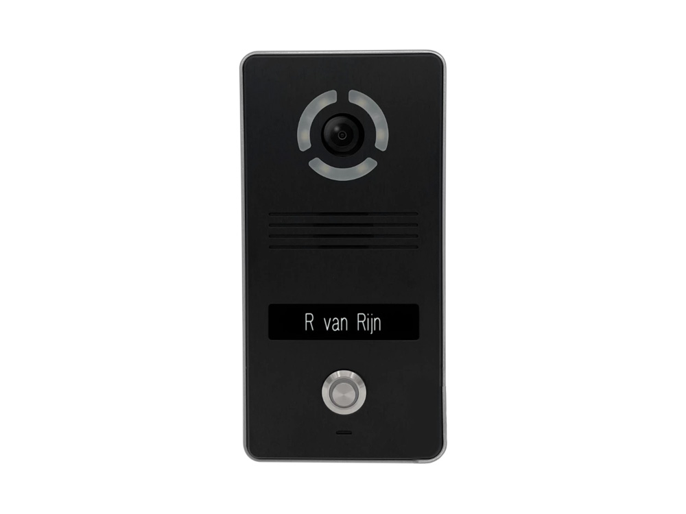 Afbeelding Robin SlimLine SIP, IP camera, Two tone Black/Silver, 1 toets (opbouw)