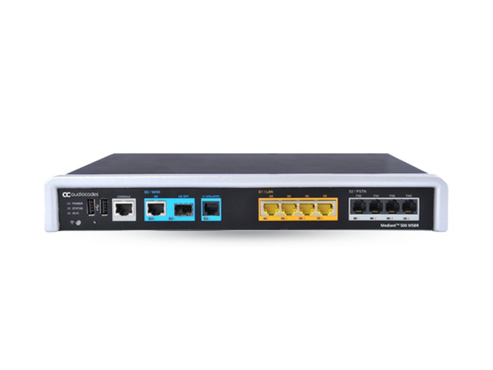 Afbeelding Mediant 500 MSBR with 1 E1/T1 Voice Interfaces