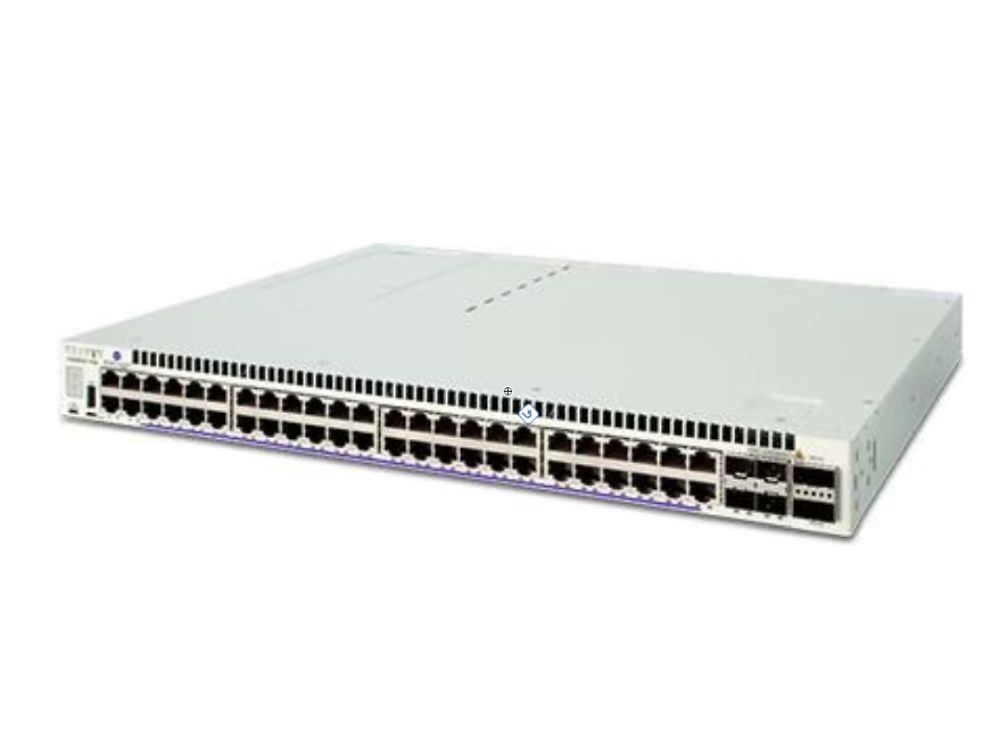 Afbeelding OS6860E-P48 GigE L3 chassis with 48 POE+ 10/100/ 1000 RJ-45, 4 fixed SFP+ 1G/10G)