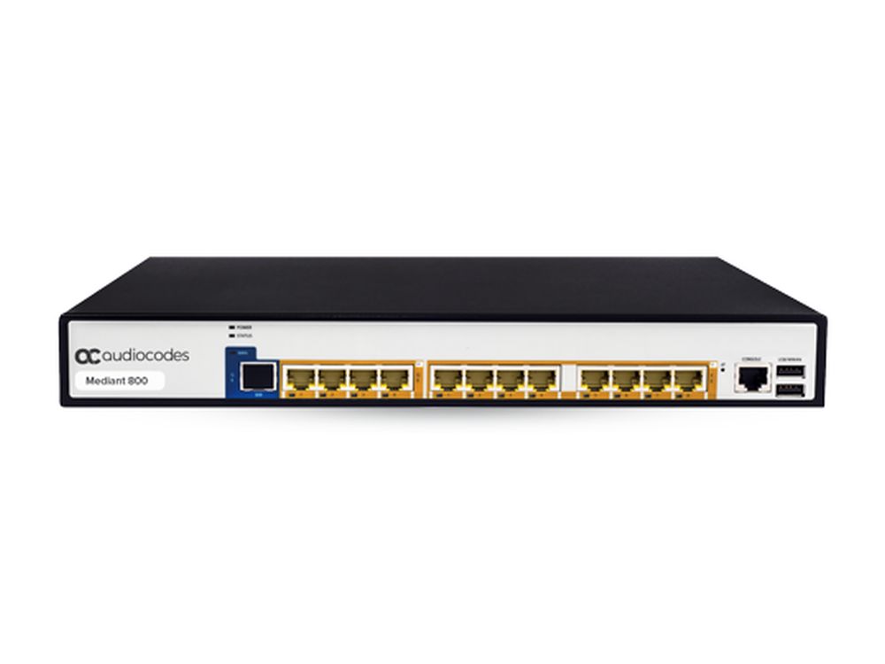 Afbeelding Mediant 800B with 2 BRI Voice Interface + 2 Active/Standby pairs of GE interface