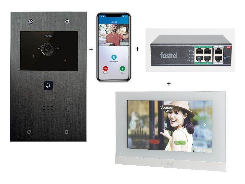 Afbeelding Videokit Doorphone  Entry 4 Apps/ FT600/ FT600W / FT600SW 264X155
