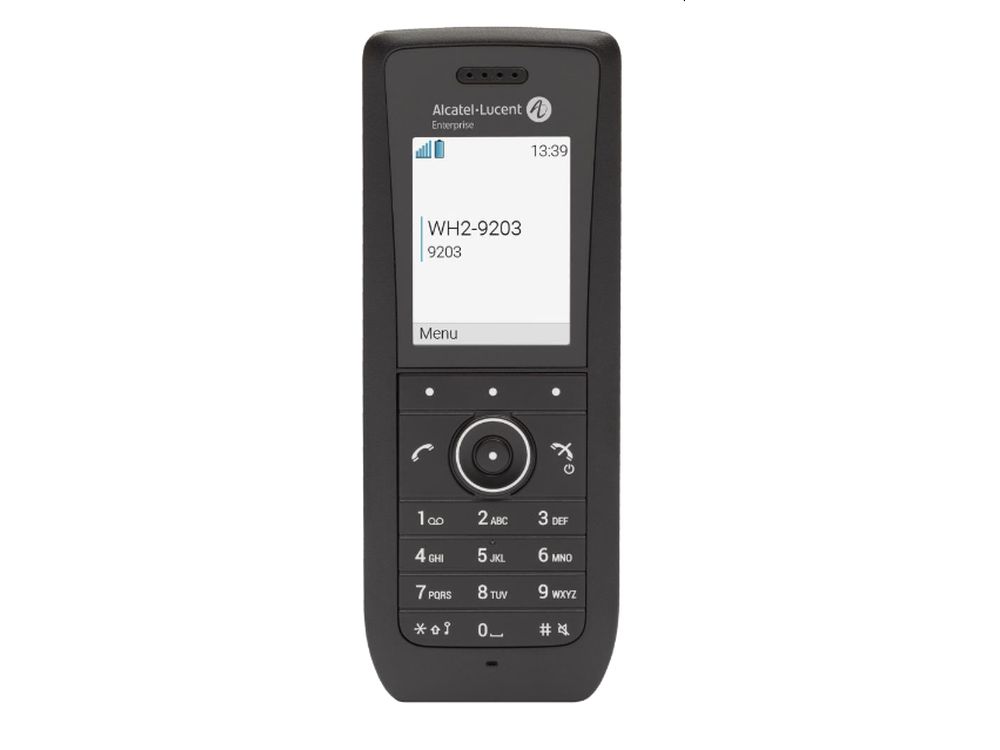 Afbeelding Alcatel-Lucent Enterprise 8158s WLAN Handset inclu includes set, battery, belt clip, regulatory sheet