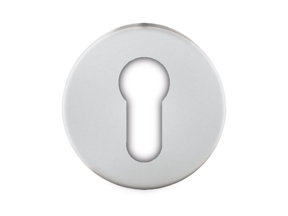 Afbeelding 2N Fortis Handle - Round key rose, Euro profile