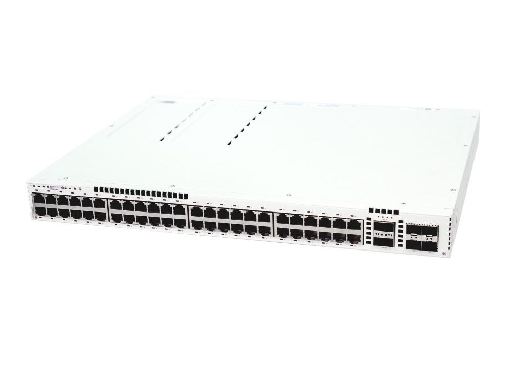Afbeelding OS6870-48: Fixed chassis with 48x10/100/1000 RJ-45 2x100G QSFP28 VFL ports and 4x25G SFP28 ports
