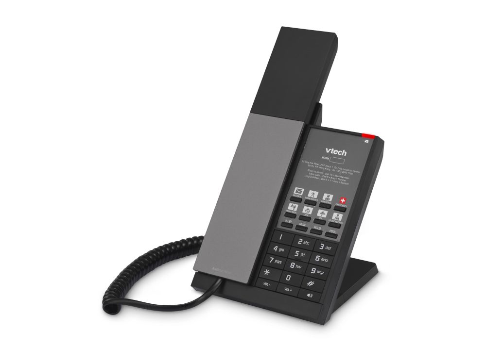 Afbeelding NG-S3411W Gunmetal & Black (4 Keys) 1-Line SIP Cordless, Phone 4 Prog. Keys with WiFi