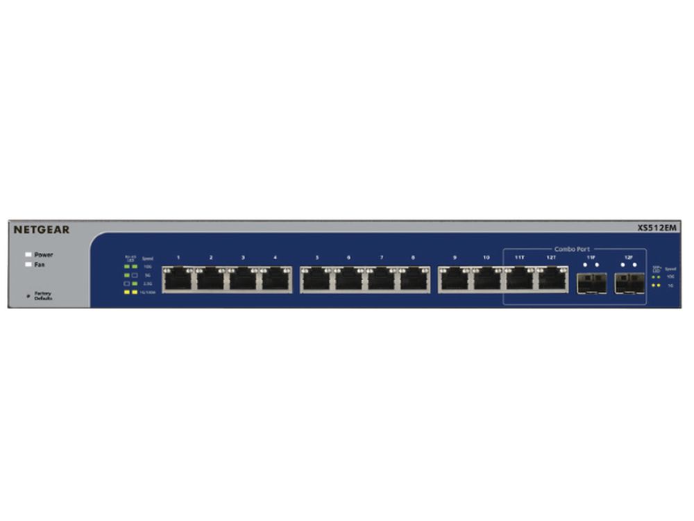 Afbeelding 12PT 10G/MULTI-GIG EASY SMART SWCH (XS512EM)