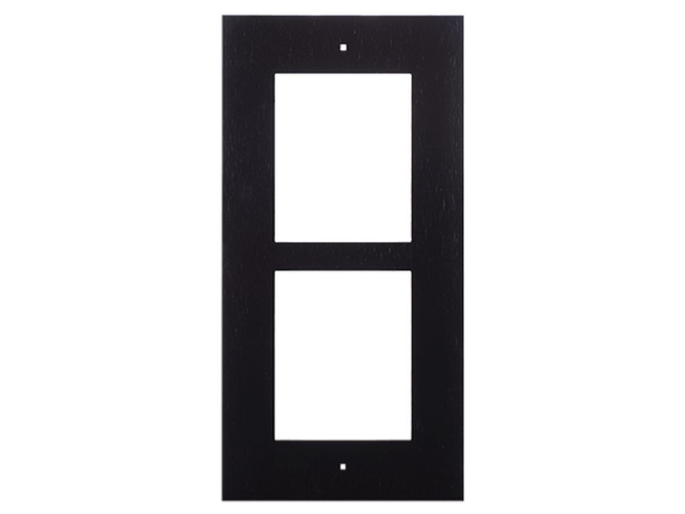 Afbeelding 2N Inbouw installatie frame voor 2 modules (zwart) (9155015 nodig)