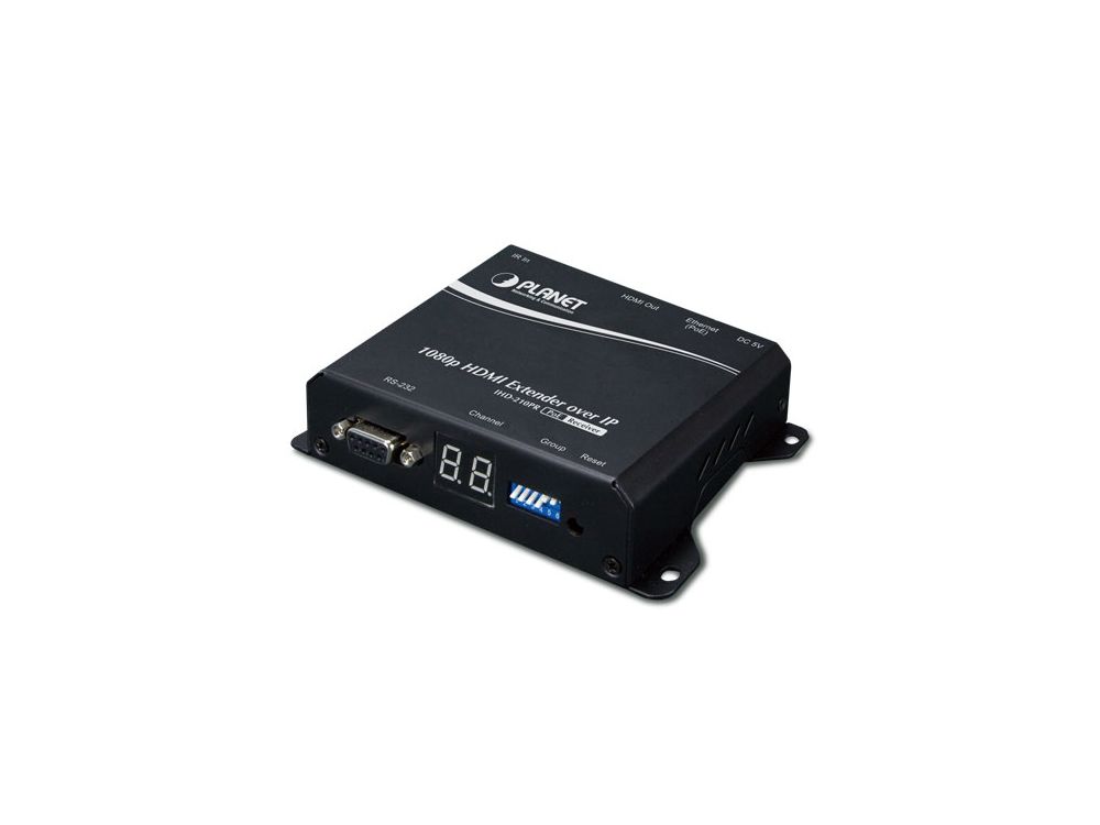 Afbeelding High definition HDMI extender receiver over ip with PoE