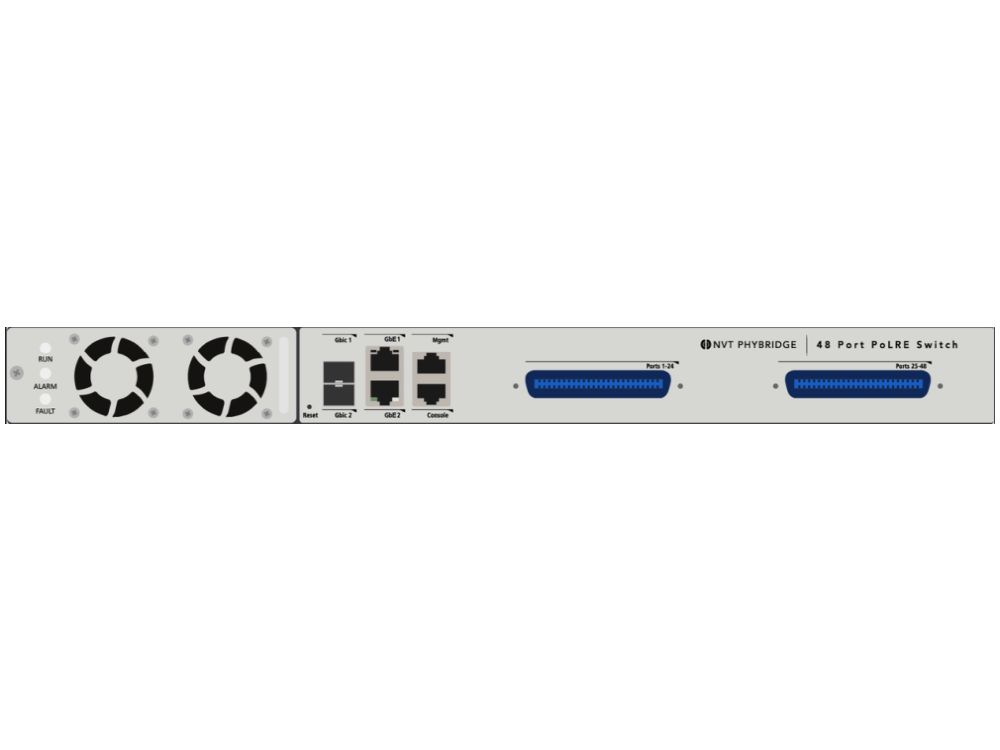 Afbeelding PoLRE 48 port managed switch - 802.1x