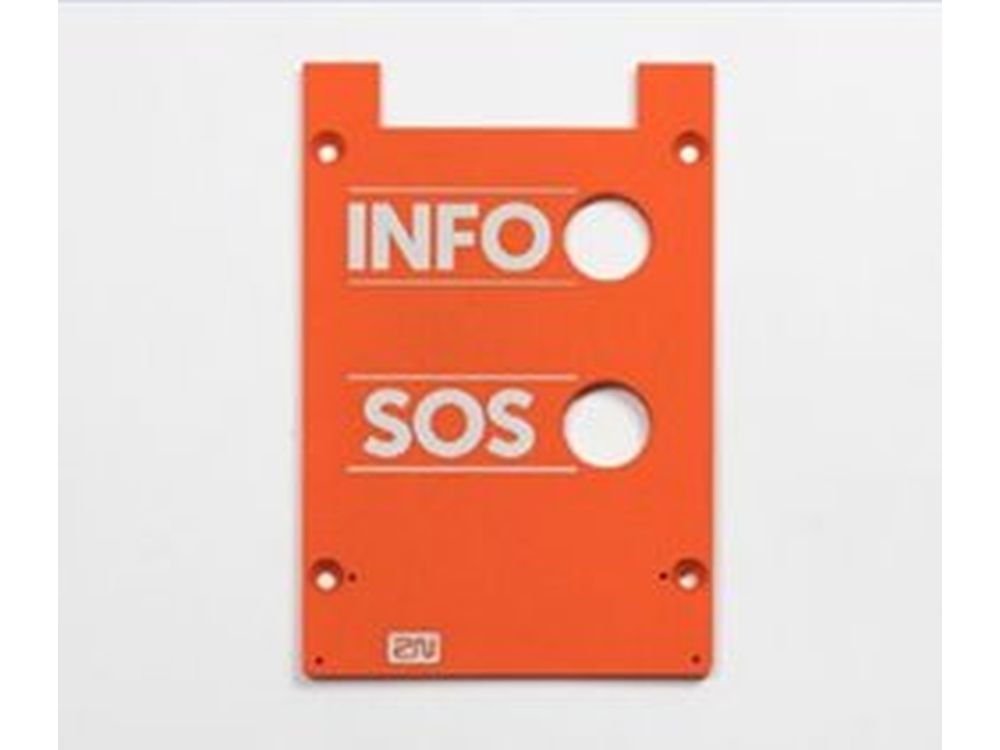 Afbeelding 2N® IP Safety - front panel, 2 buttons, INFO&SOS