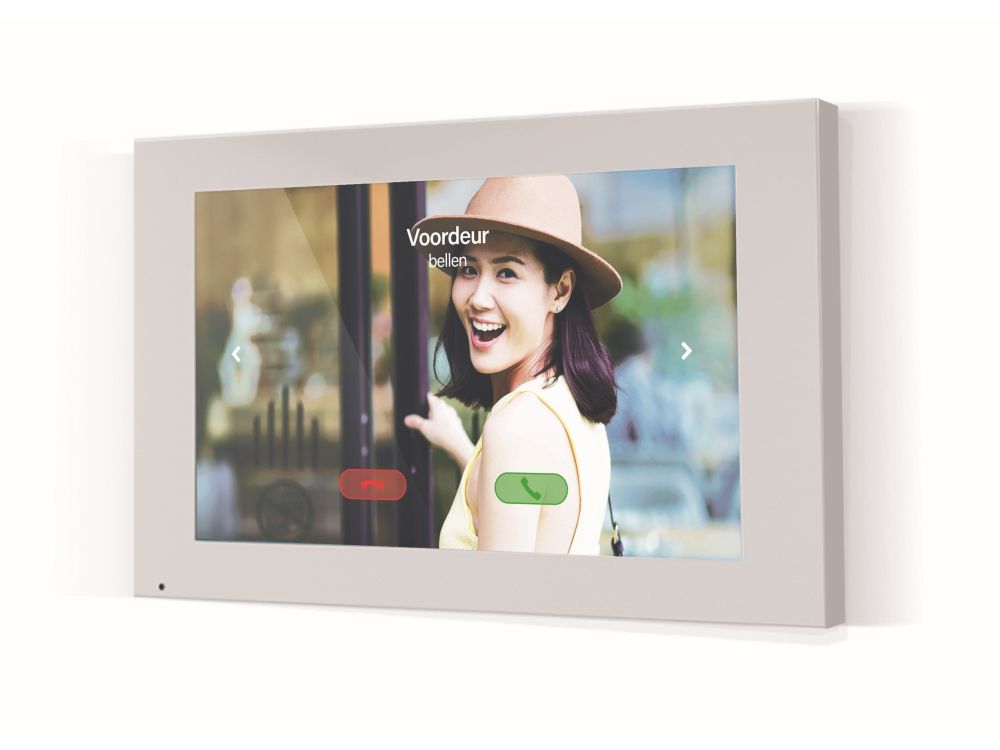 Afbeelding 7 color Monitor White wall mounted all Fasttel pr.