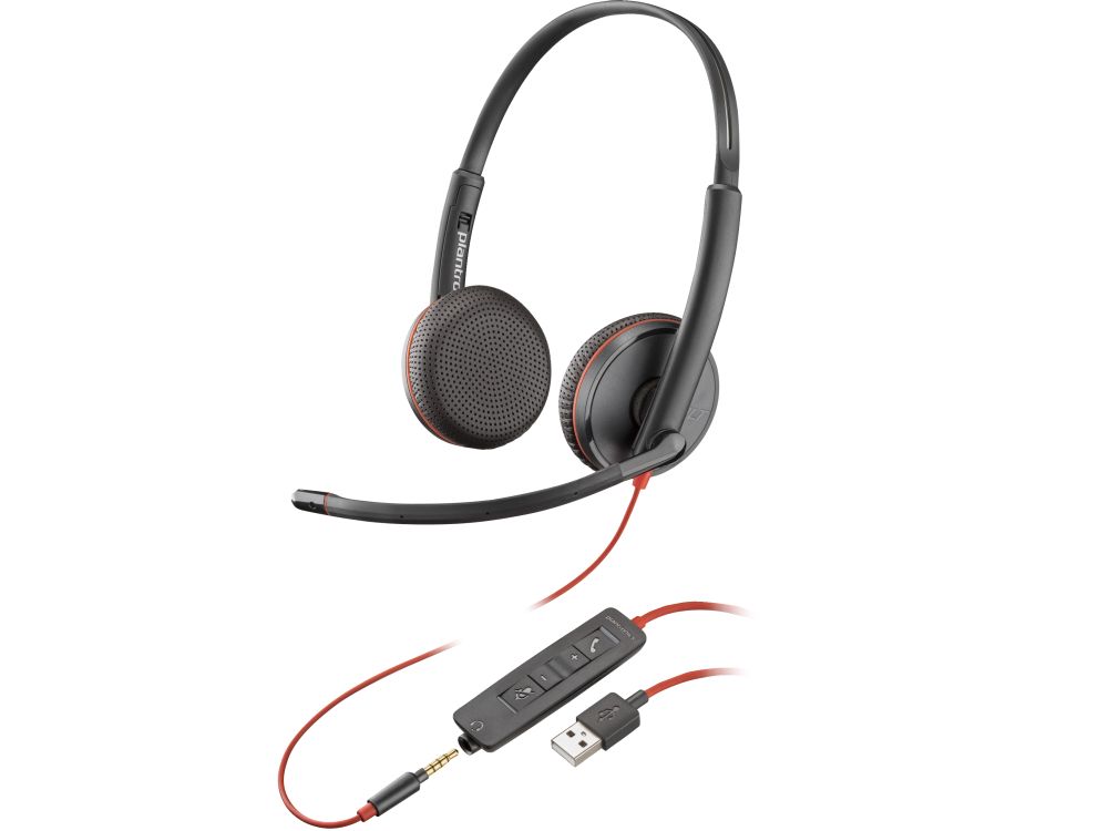 Afbeelding Poly Blackwire C3225 duo USB-A UC