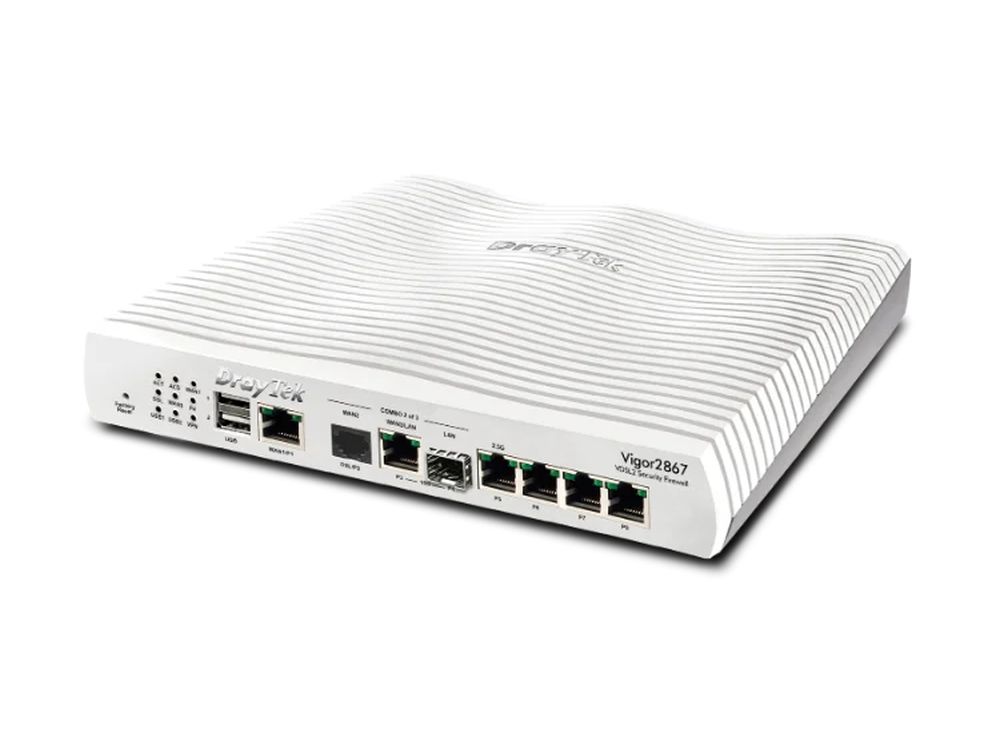 Afbeelding Vigor 2867 VDSL2 Super Vectoring (35b) modem/route backwards compatible met VDSL2 - ADSL2/2+