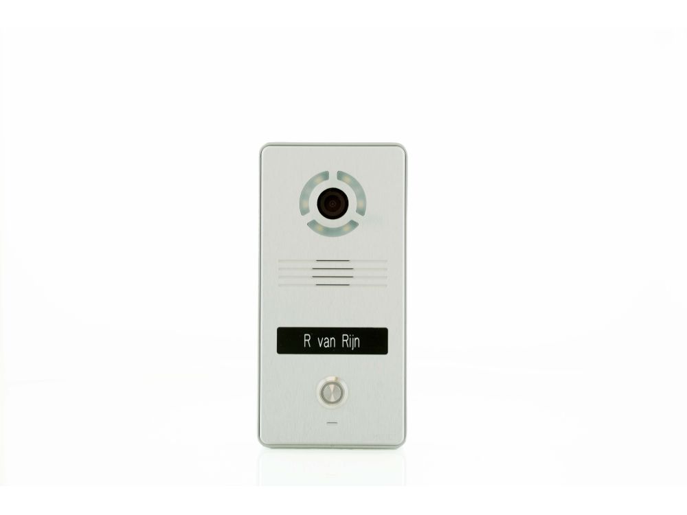 Afbeelding Robin SlimLine SIP, IP camera, Silver, 1 toets (inbouw)