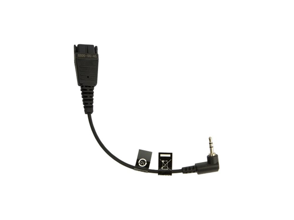 Afbeelding QD-2,5mm jack (straight)