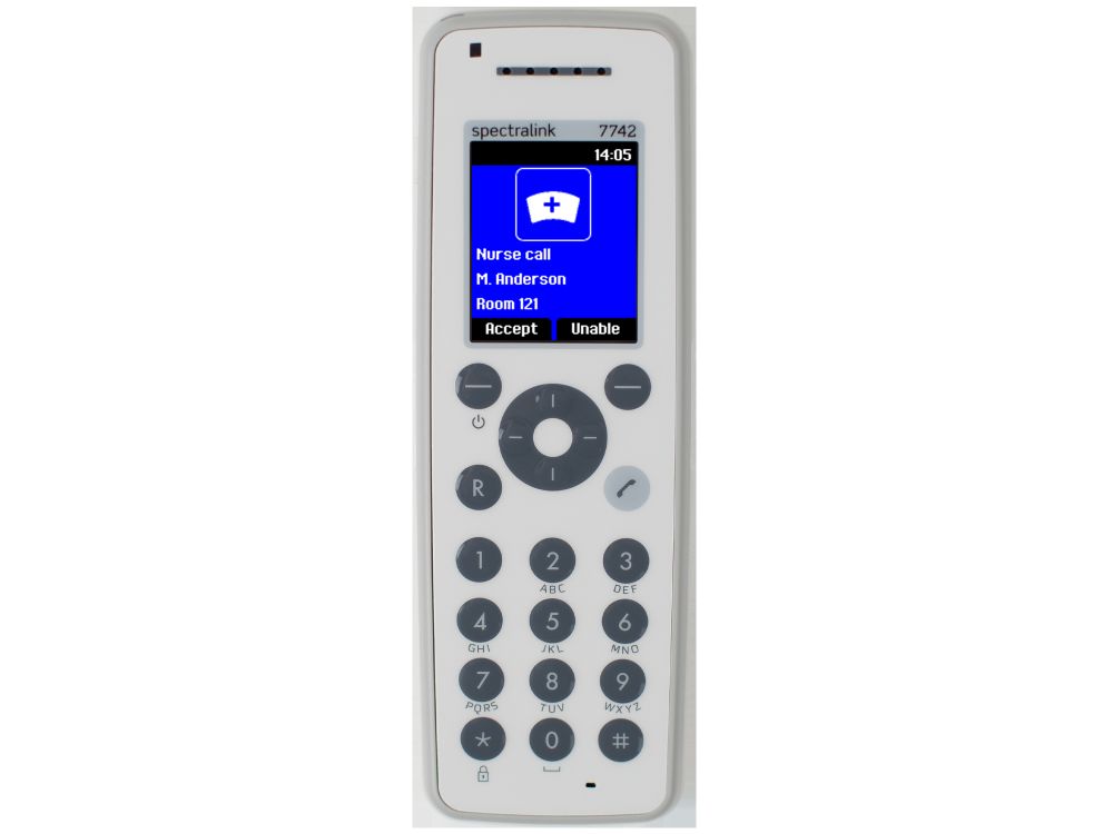 Afbeelding Spectralink 7742, inclusief batterij includes battery.