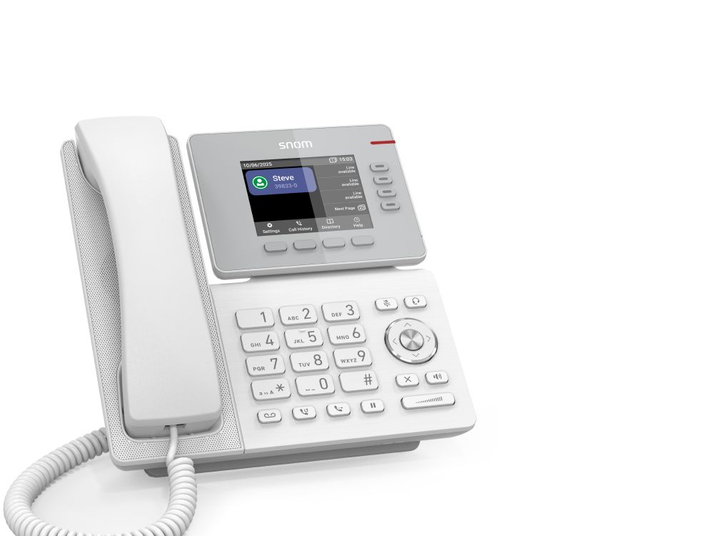 Afbeelding D810W white Snom D8XX Desk Telephone