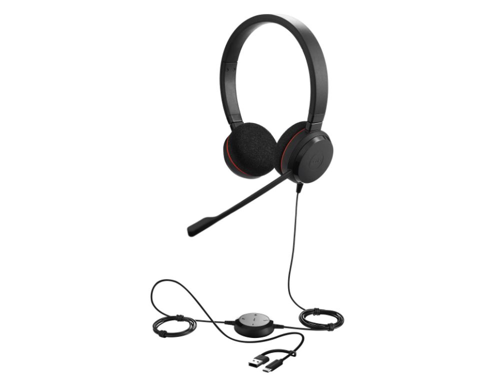 Afbeelding Jabra Evolve 20, USB C/A, MS Stereo