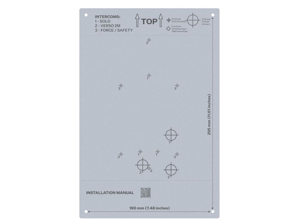 Afbeelding 2N Retrofit Intercom Cover Plate – Small