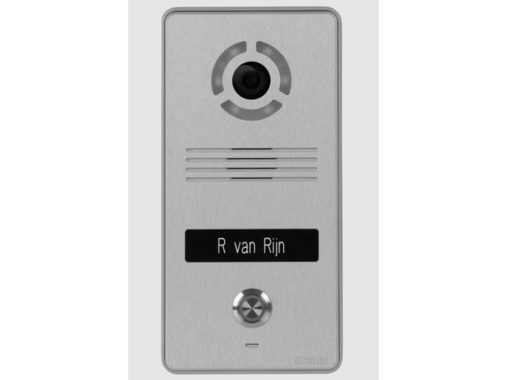 Afbeelding Robin SlimLine SIP, IP camera, Silver, 1 toets (opbouw)