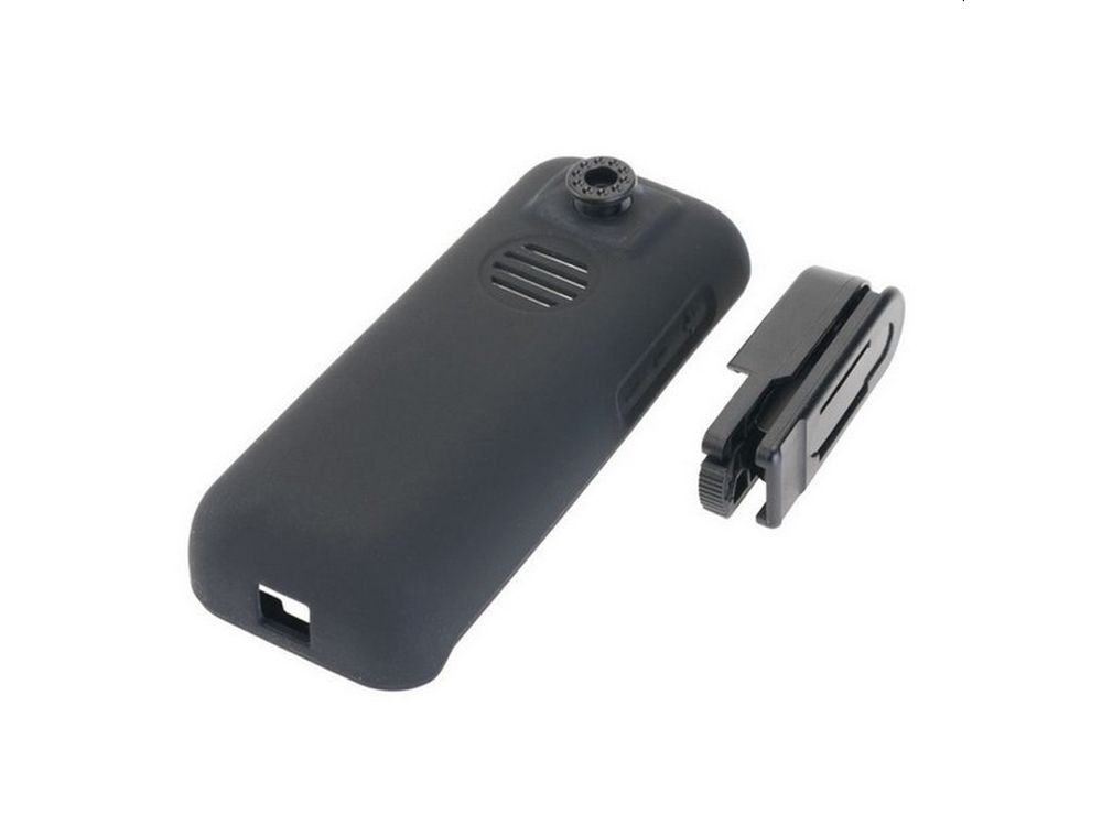 Afbeelding 8232 Handset silicone protection case cover, black color, delivered with swivel